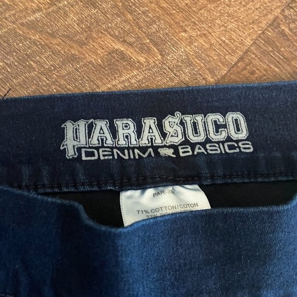 Parasuco Pull-On Demin Leggings - Size 27 - Picture 5 of 7